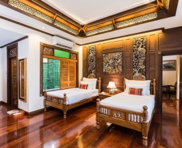 Двухместный номер Deluxe с видом на сад 2 отдельные кровати в Phusanfah Resort