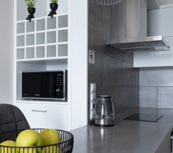 Номер Superior в Квартира на сутки Минск Маяк Метро 3 минуты Бесконтактное заселение Wi-Fi Кухня объединена с жилой зоной Отдельная спальня