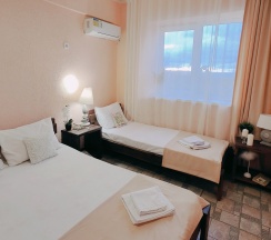 2х комнатные 7ми местные апартаменты с мини-кухней и террасой в Благовещенка