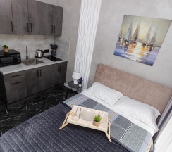 Апартаменты студия в MOKO Apartments на улице Народного ополчения