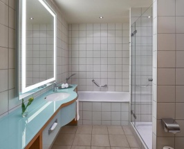 Двухместный номер Deluxe двуспальная кровать в Hilton Cologne