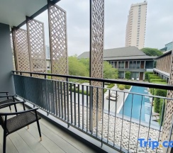 Двухместный номер Deluxe с видом на бассейн 2 отдельные кровати в Villa Deva Resort & Hotel Bangkok
