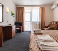 Комфорт (Улучшенный однокомнатный стандартный 2-х местный номер с балконом) в Odeon