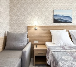 Двухместный номер Standard Мансарда двуспальная кровать в Бэлль