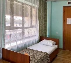 Кровать в 4-местном общем номере в Smart Hotel KDO Краснодар