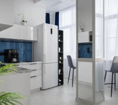 Апартаменты ПРЕМИУМ с панорамным видом на Эльбрус (корпус 4) в Park&House Hotel