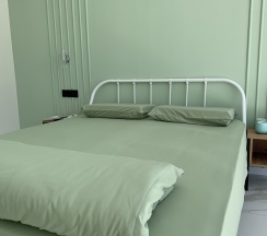 Оливковый  в Кровать