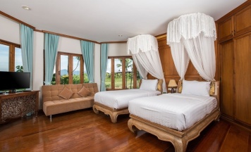 Двухместная вилла Standard с балконом 2 отдельные кровати в Phusanfah Resort