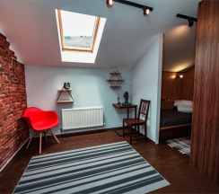 Кровать в 3-местном общем номере в Юсенги