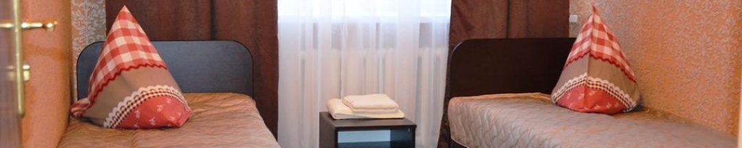 Номер стандарт с 2 односпальными кроватями в Премьер Отель