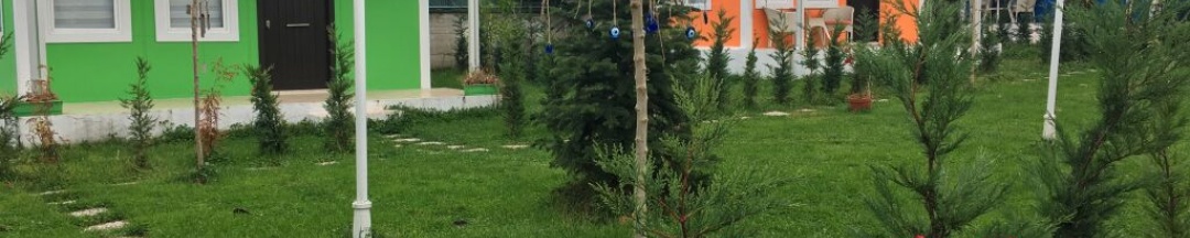 Бунгало с балконом и с видом на сад в Penguen House & Bungalows