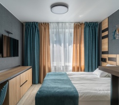 Комфорт с одной большой или двумя раздельными кроватями в ApartStel