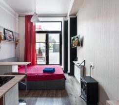 1-комнатные апартаменты студия в BestFlat24 (БэстФлэт24) на улице Шереметьевская 85с1