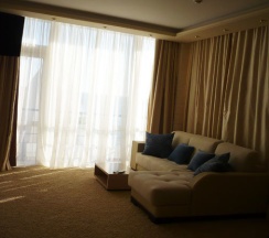 Люкс Premium с балконом и с красивым видом из окна в Шторм