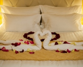 Двухместный номер Свадебный двуспальная кровать в Jumbaktas