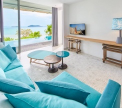 Двухместный люкс Pool PHANG NGA двуспальная кровать в COMO Point Yamu, Phuket