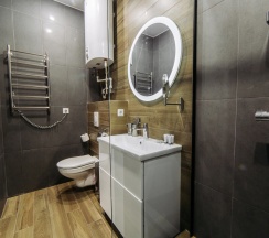 Апартаменты Deluxe с 2 комнатами с видом на город в City apartments-deluxe room