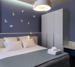 Комната улучшенная с 1 двуспальной кроватью в Hotel design style