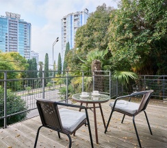 Люкс с гостиной и спальней в IL Punto