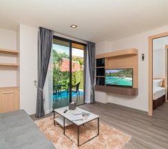 Двухместный номер Grand Deluxe с бассейном c 1 комнатой 2 отдельные кровати в Grand Kata VIP