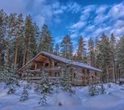 Коттедж "Морозко", 5 спален в Медвежка в Карелии