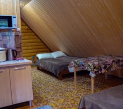 Просторная студия с беседкой в Лесной