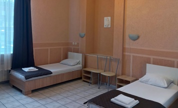 Кровать в 5-местном общем номере в Smart Hotel KDO Калининград