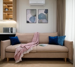 Комфортная студия с видом на набережную в Happy House - Люблинская