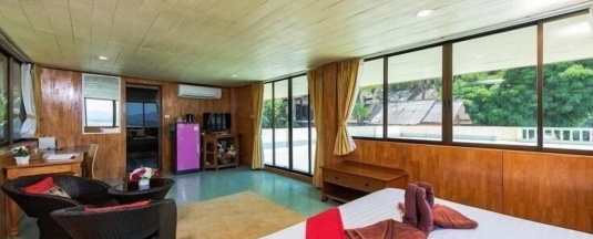 Двухместный люкс двуспальная кровать в Baan Karon Hill Phuket Resort