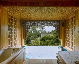 Двухместный люкс Pool Garden View двуспальная кровать в Santhiya Koh Phangan Resort & Spa