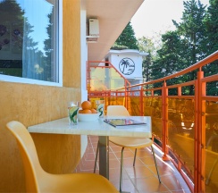 Сингл Делюкс  с балконом и видом на сад и горы в Диса