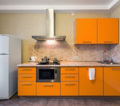 Однокомнатный номер бизнес-класса с гостиной-спальней и кухней в Degas lite hotel