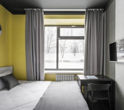 Номер стандарт с 1 двуспальной кроватью в Greenfeel