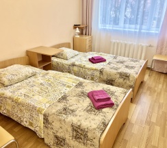 Стандартный двухместный номер с 2 отдельными кроватями в Чайка