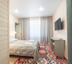 Номер люкс комфорт с 1 двуспальной кроватью в Даховская долина