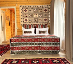 Двухкомнатный комфорт с общей террасой и видом на горы | 2 этаж в Hayat Haus