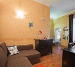 Четырёхместные апартаменты с 2 комнатами в Rent Flat in Moscow (Рент Флэт ин Москоу) на переулке Даев