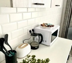 Пятиместный номер Superior с балконом и с красивым видом из окна в Квартира на 5 гостей в элитном ЖК Квартет