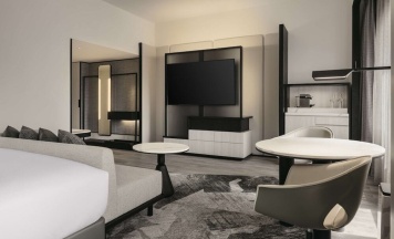 Двухместный люкс Corner двуспальная кровать в Hilton Singapore Orchard