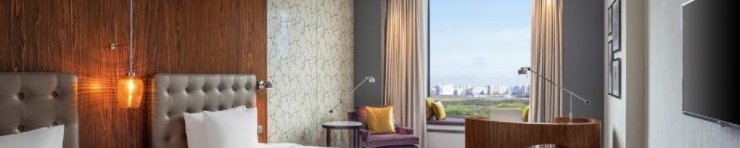 Номер стандарт с 2 односпальными кроватями в Hilton Saint Petersburg ExpoForum