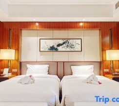 Двухместный семейный номер Superior с видом на море 2 отдельные кровати в Jinghai Hotel & Resort