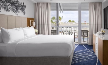 Двухместный номер двуспальная кровать в Hilton Fort Lauderdale Marina