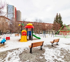 Студия c 1 комнатой с балконом в DreamHouse