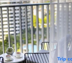 Двухместный номер Superior с видом на сад (двуспальная кровать) в Oakwood Apartments Sanya