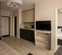 4-местные апартаменты с отдельной спальней и балконом (#66, #143) в Geo Apart