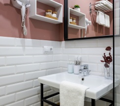 Квартира в Апартаменты на 9.3 Rose Studio ул. Гаврилова, 4