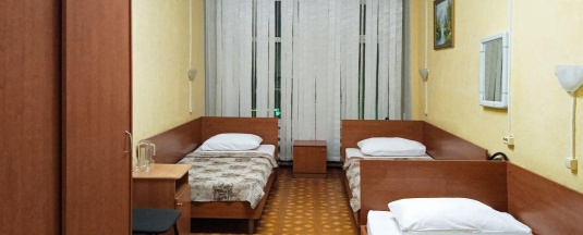 Номер эконом с 3 односпальными кроватями в Smart Hotel KDO Бузулук
