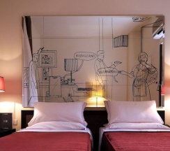 Двухместный номер Classic двуспальная кровать в Phi Hotel Bologna