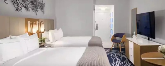 Двухместный номер Accessible 2 отдельные кровати в Hilton Fort Lauderdale Marina