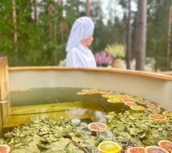 Терраса с 2 лоджами в Глэмп-отель Террасы